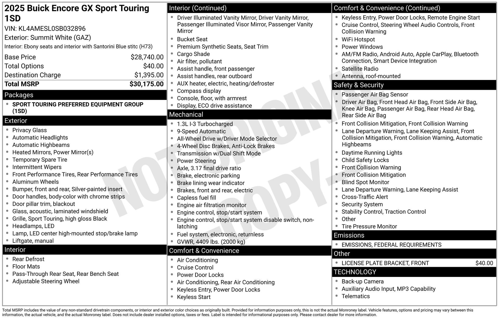 2025 BUICK ENCORE GX - Image 4