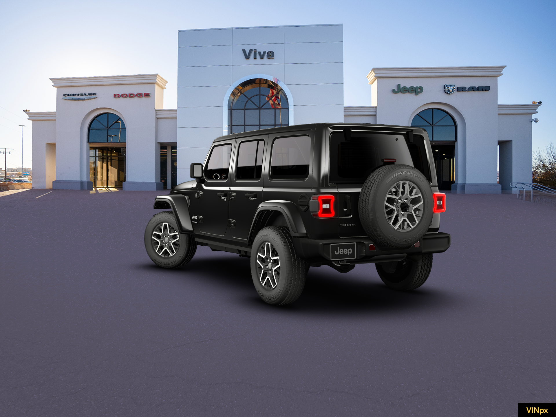 New 2026 Black Clear-Coat Exterior Paint Jeep Sahara image 5