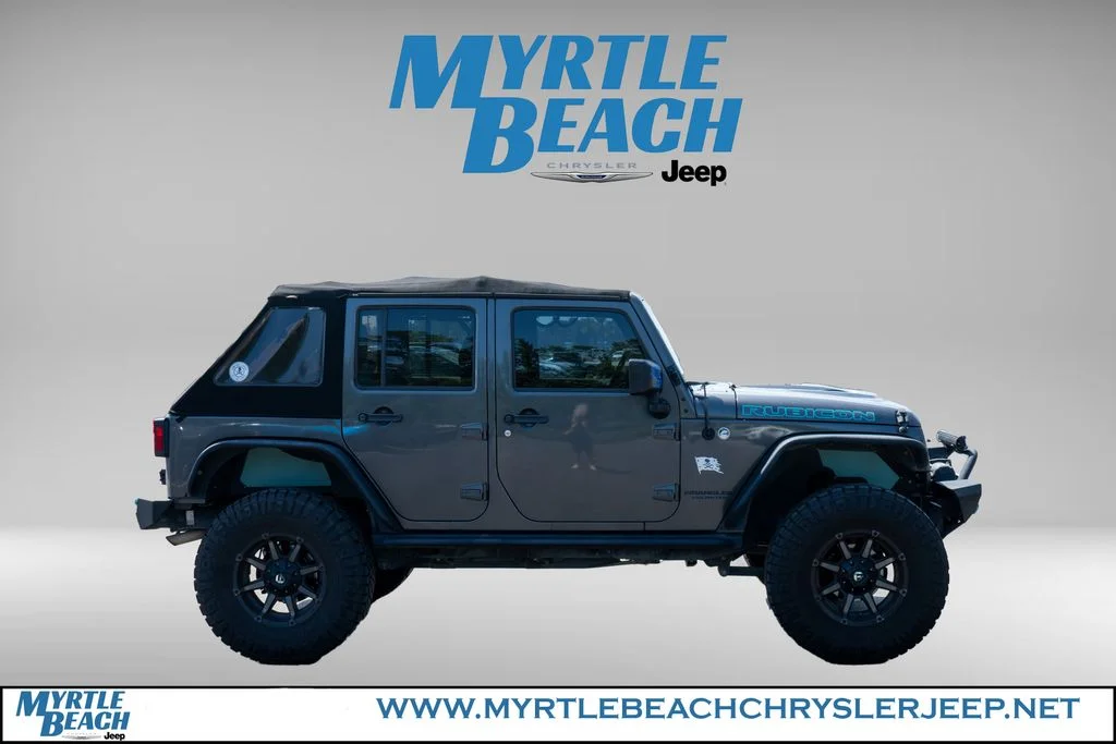 Used 2017 Granite Crystal Metallic Clearcoat Jeep Unlimited Rubicon image 7