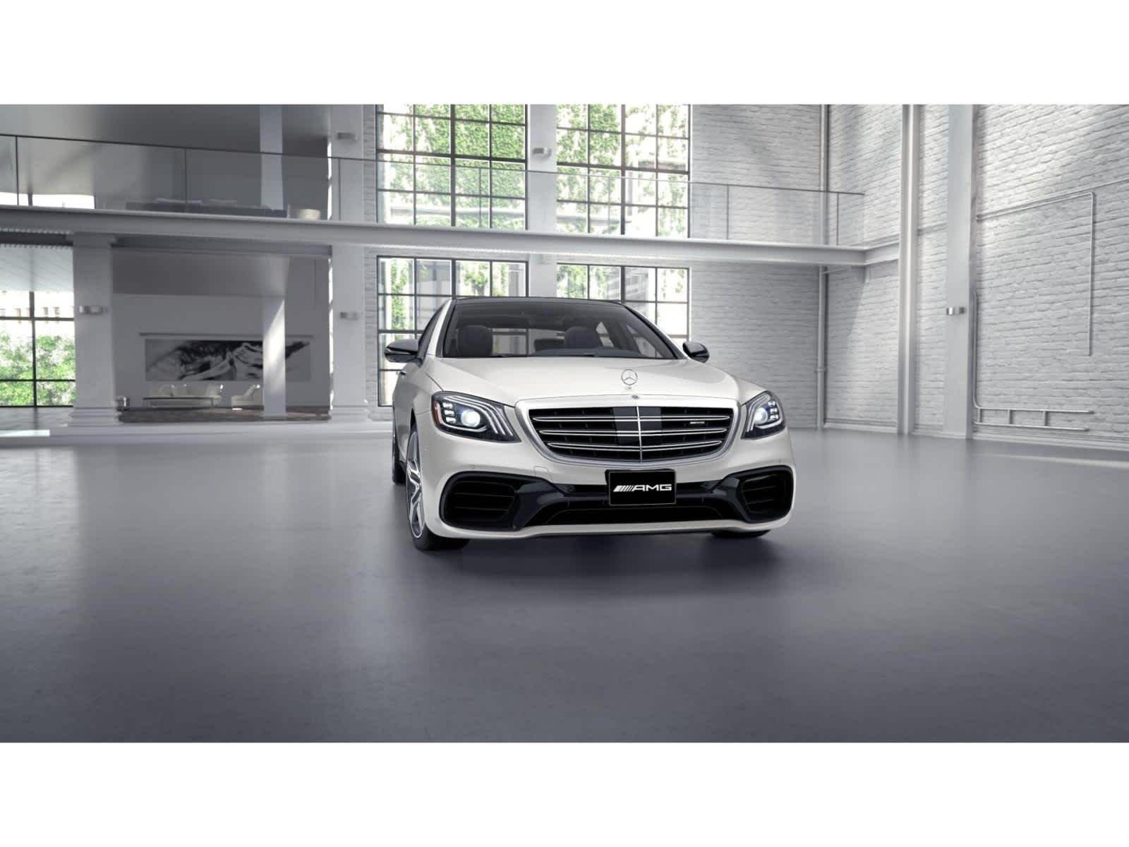 Used 2019 designo Diamond White Mercedes-Benz AMG® S 63 image 9