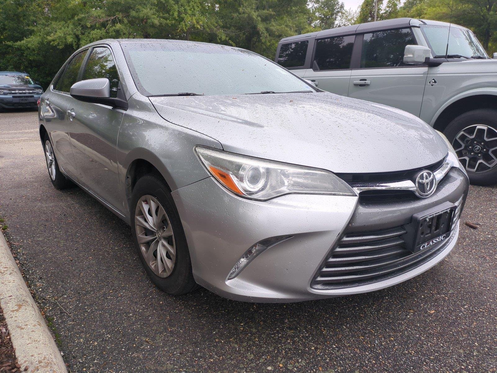 Used 2017 Celestial Silver Metallic Toyota LE image 2