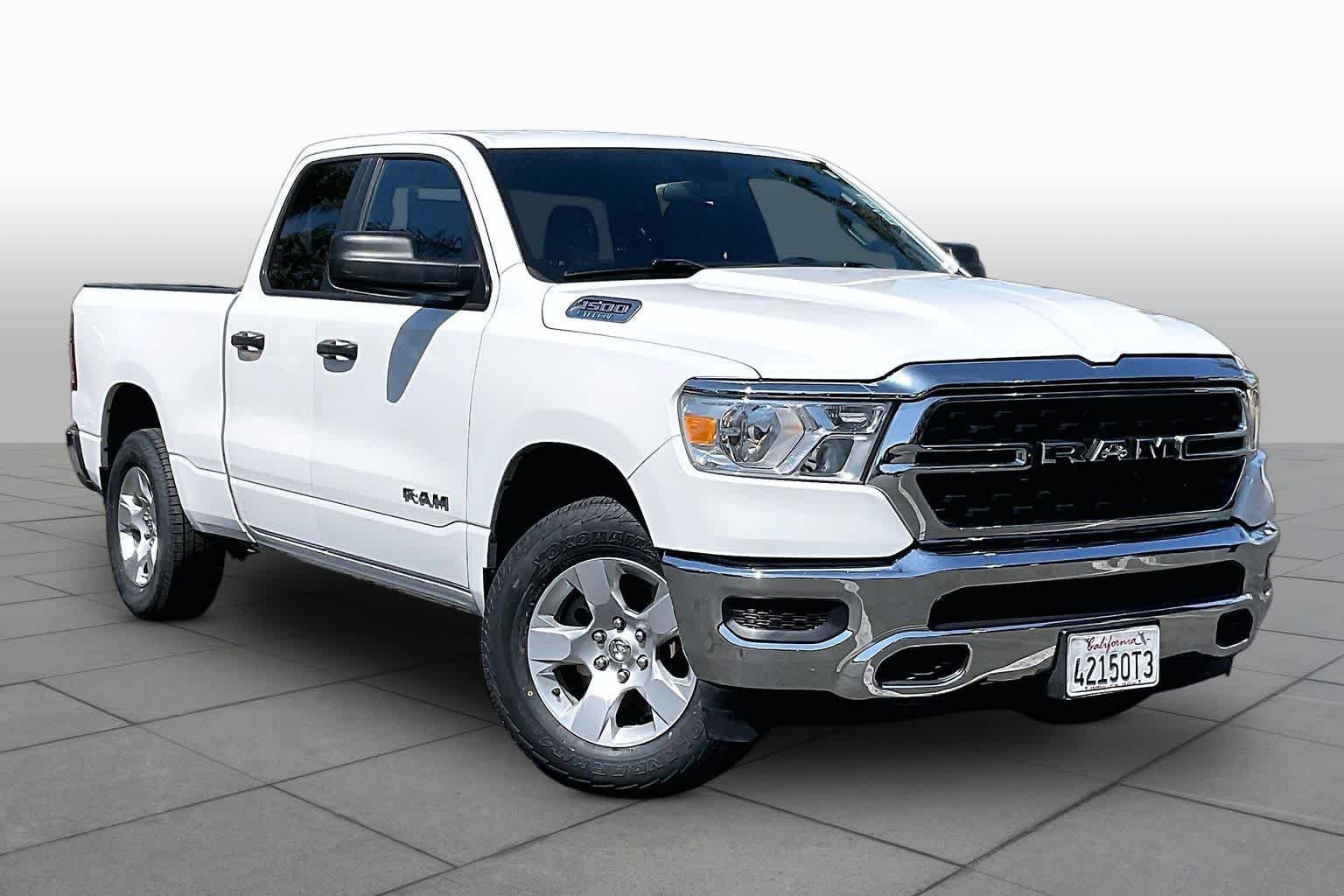 Used 2023 Bright White Clearcoat Ram Big Horn image 2