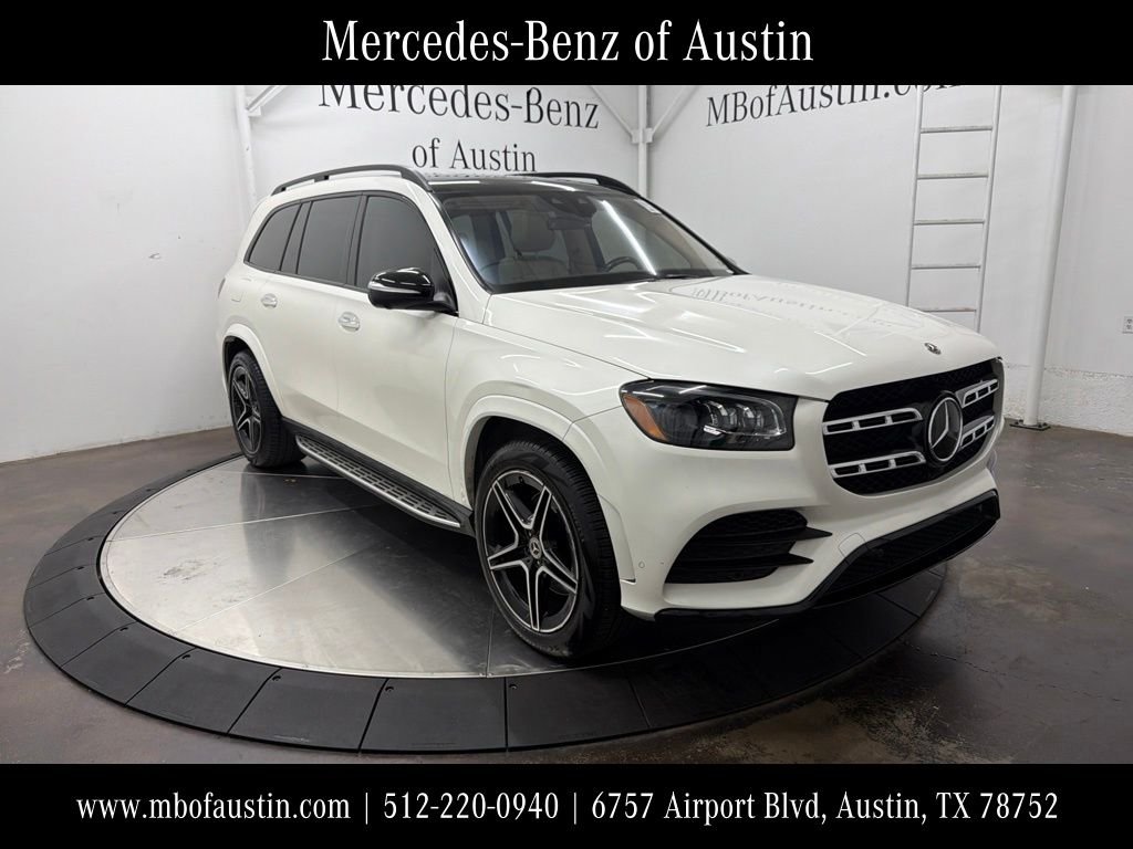 Used 2021 White Mercedes-Benz GLS 580 image 1
