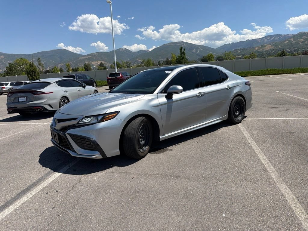 Used 2023 Celestial Silver Metallic Toyota XSE image 12