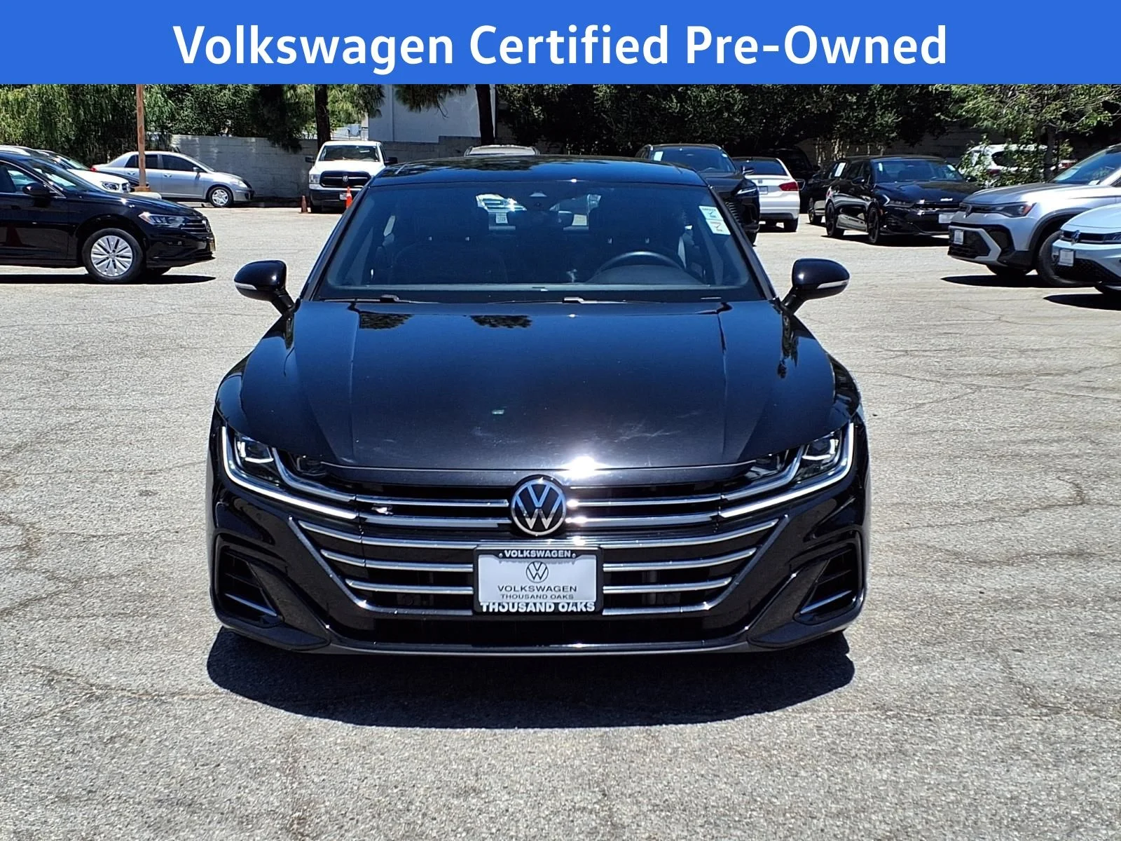 Certified Used 2022 Black Volkswagen 2.0T SEL R-Line image 2