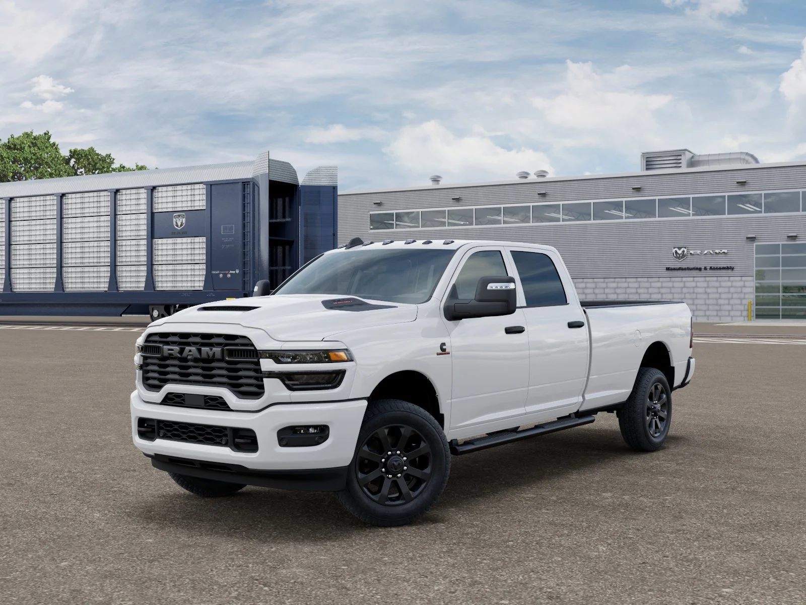 New 2027 Bright White Clear-Coat Exterior Paint RAM Black Express image 28
