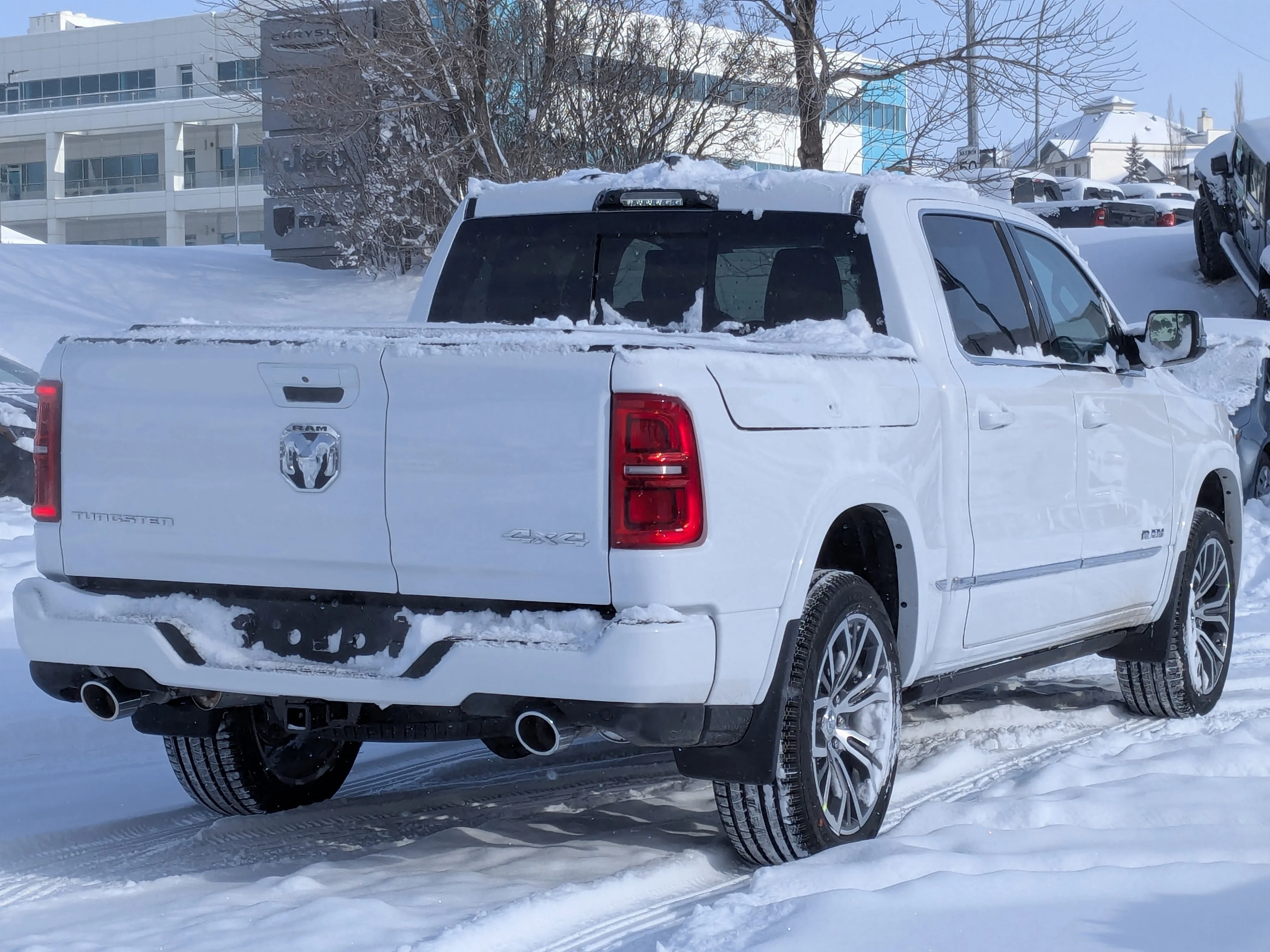 New 2026 White RAM Tungsten - - Bed Utility Group - Multi-function Tailgate - Trailer Brake Control - 3.0L Hurricane HO image 8