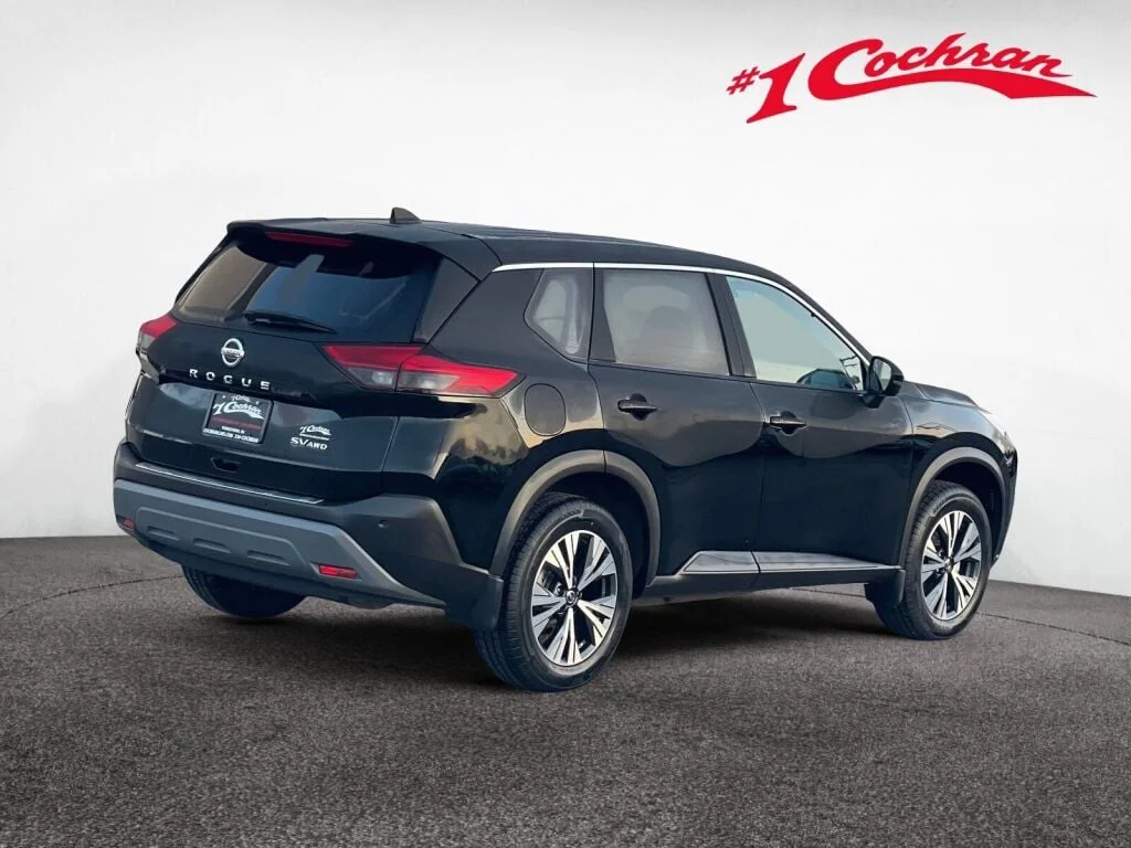 Used 2021 Super Black Nissan SV image 26