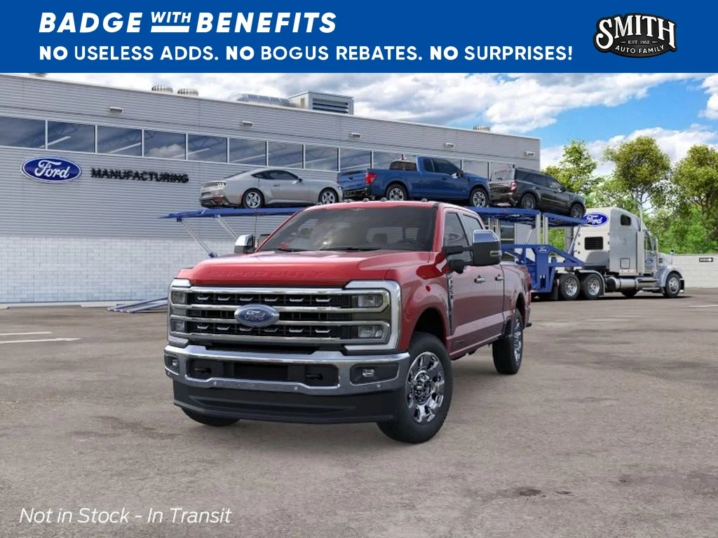 New 2026 Ruby Red Metallic Tinted Clearcoat Ford F-250® Lariat® image 3