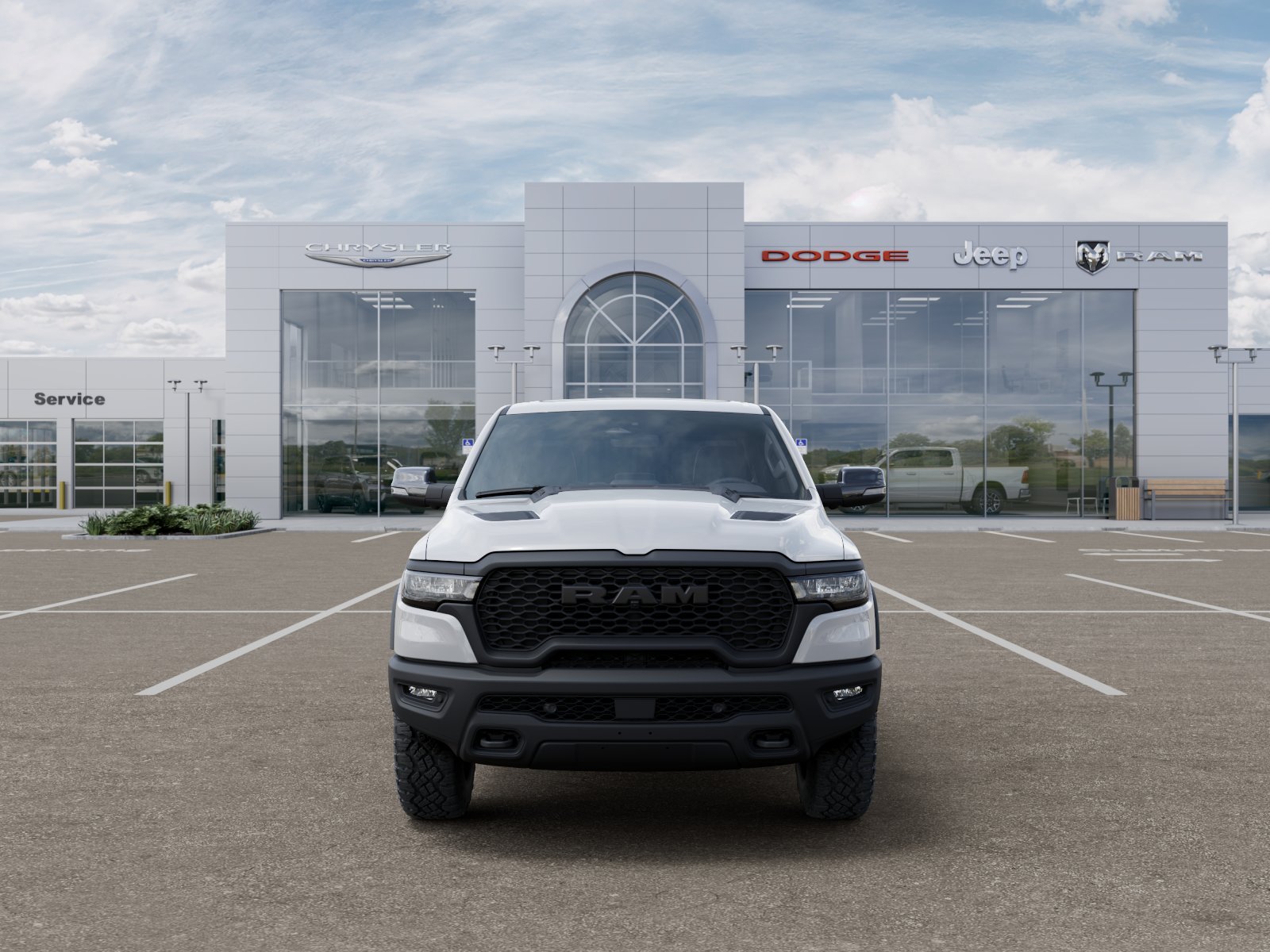 New 2026 Bright White Clear-Coat Exterior Paint RAM Rebel image 20