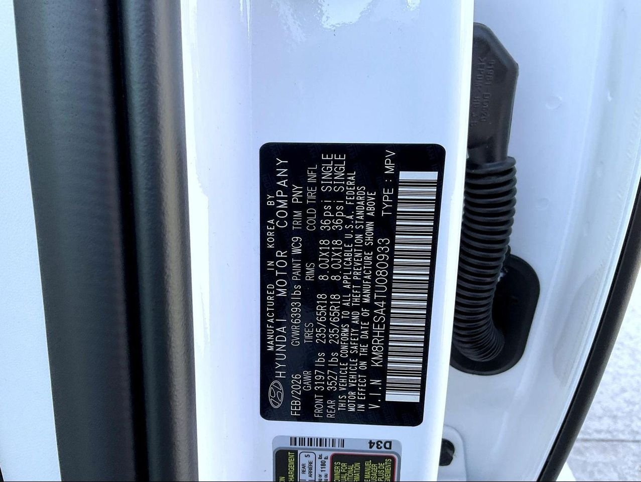 New 2026 White Hyundai SEL Premium image 27