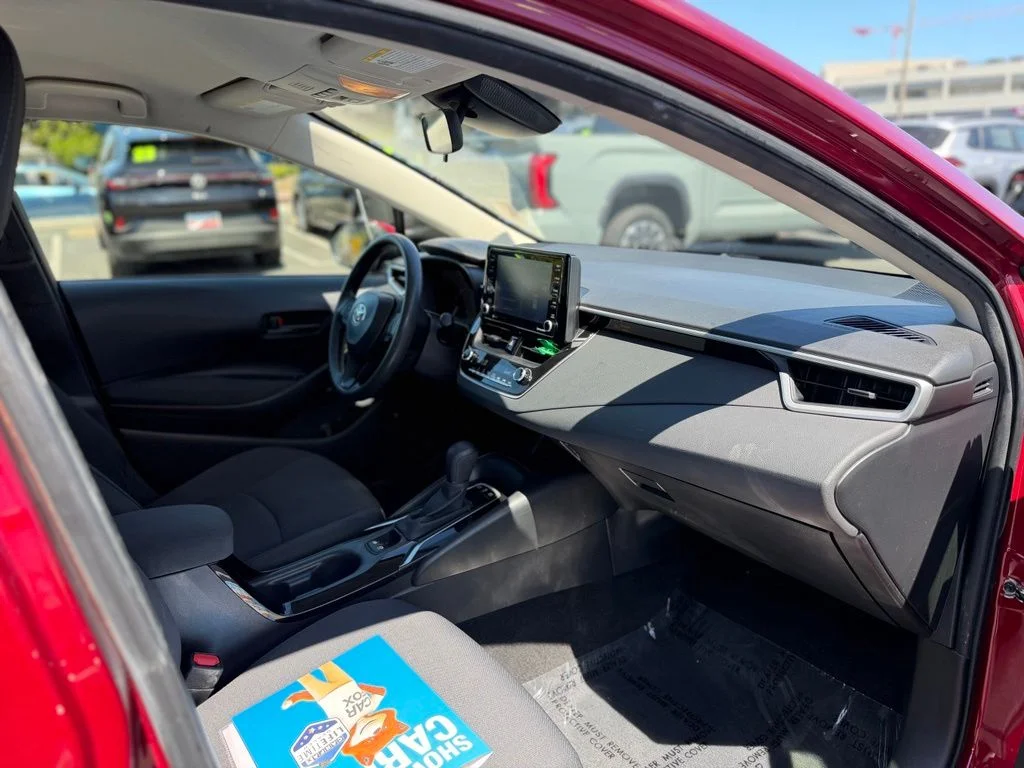 Certified Used 2022 Red Toyota LE image 8