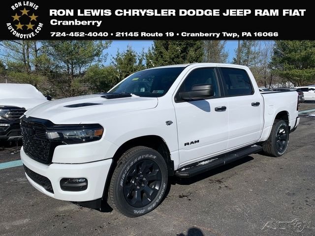 Bright White Clearcoat 2026 RAM 1500 Express Crew Cab 4WD Pickup Truck Four-Wheel Drive