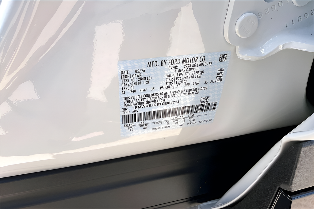 New 2026 Star White Metallic Tri-Coat Ford Tremor image 20