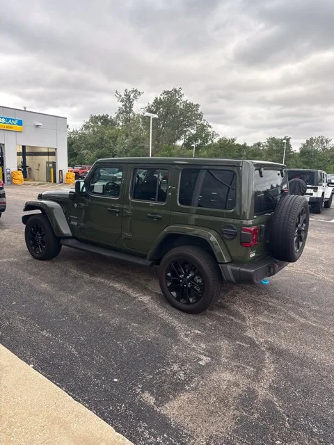 Used 2024 Green Jeep Sahara 4xe image 7