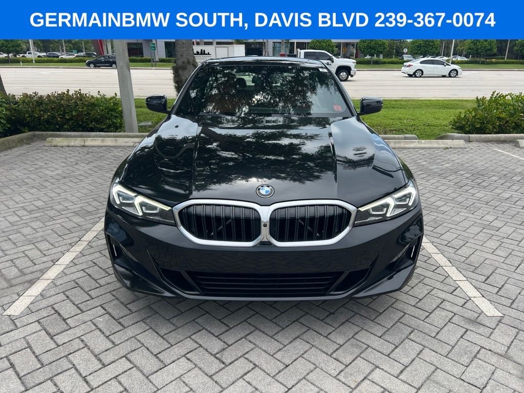 Used 2024 Black Sapphire Metallic BMW 330i xDrive image 3