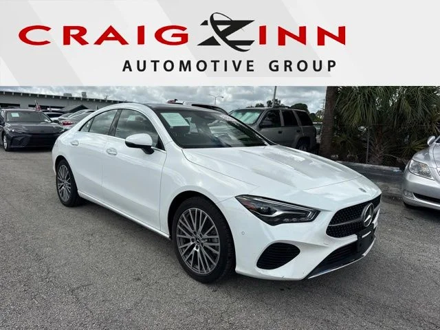 Used 2025 White Mercedes-Benz CLA 250 image 1