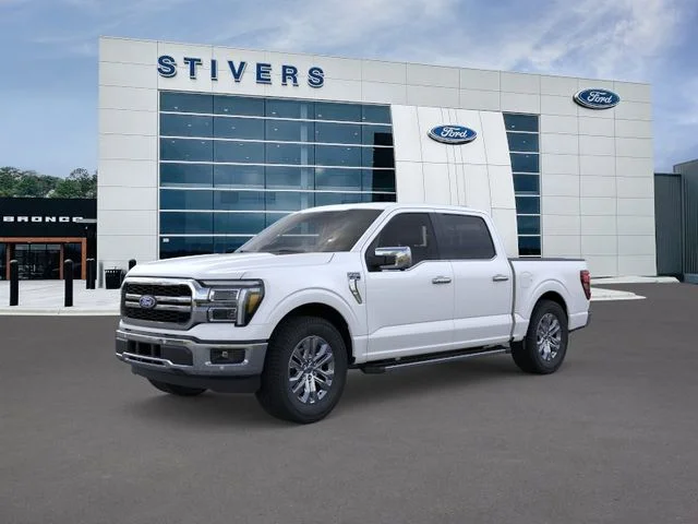 New 2026 Star White Metallic Tri-Coat Ford Lariat® image 2