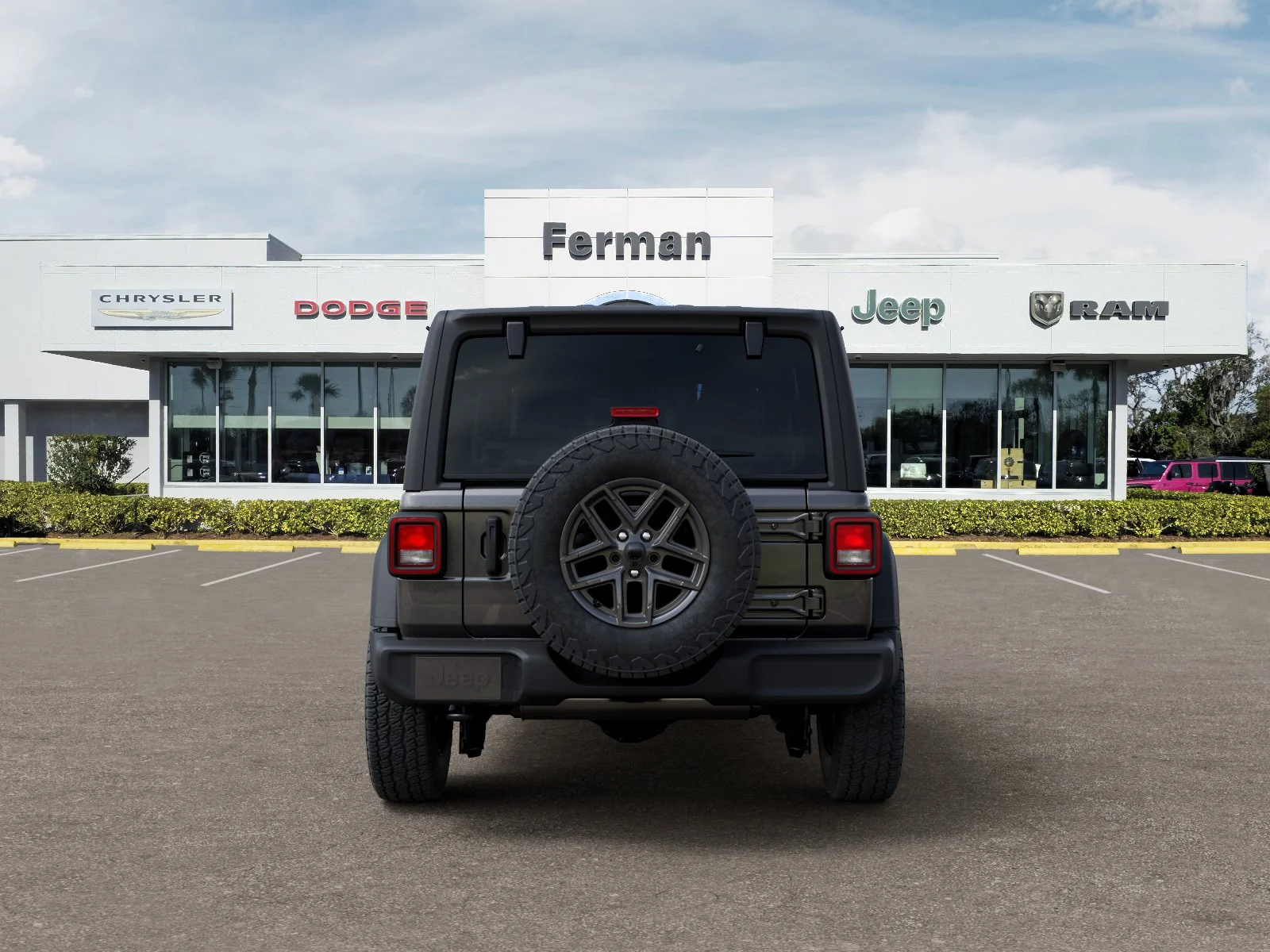New 2026 Granite Crystal Metallic Clear-Coat Exterior Paint Jeep Sport S image 39