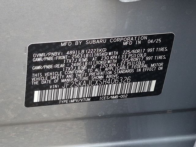 Used 2025 Silver Subaru Wilderness image 34