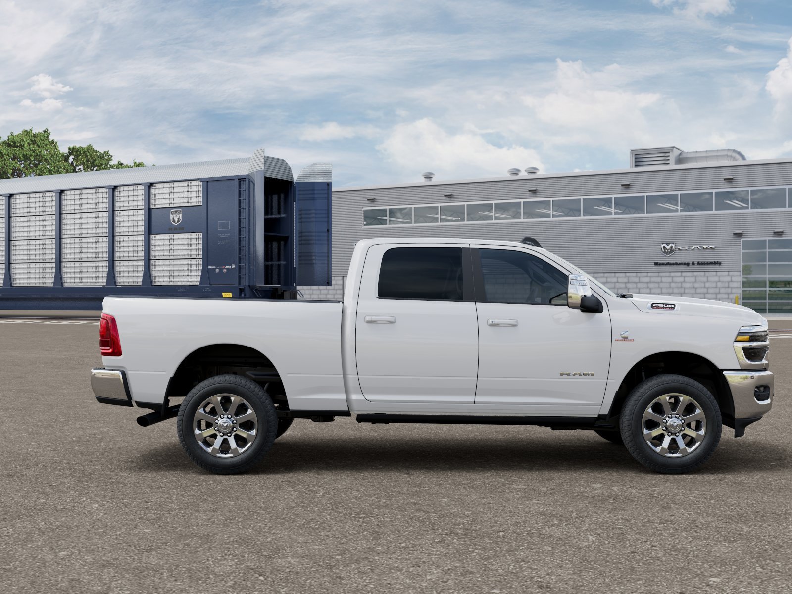 New 2026 Bright White Clear-Coat Exterior Paint RAM LARAMIE image 12