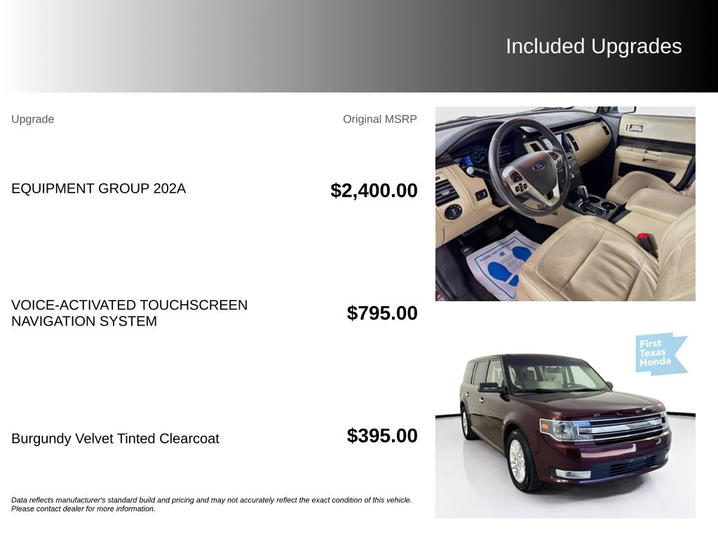 Used 2018 Burgundy Ford SEL image 5