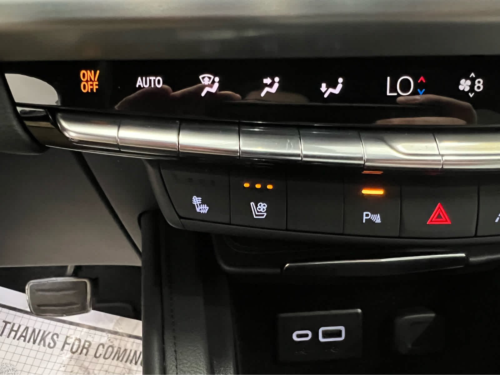 Used 2024 Stellar Black Metallic Cadillac AWD Sport image 3