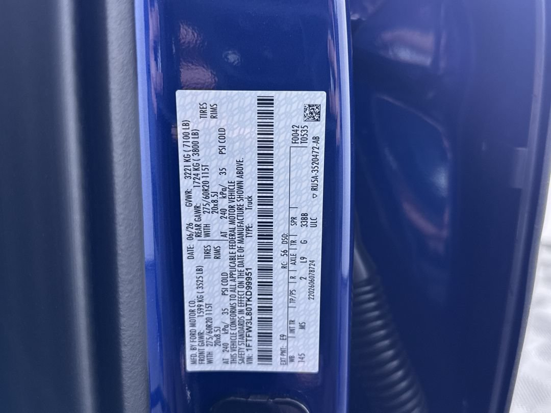 New 2026 Argon Blue Metallic Ford XLT image 12