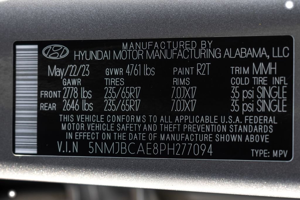Used 2023 Silver Hyundai SEL image 37