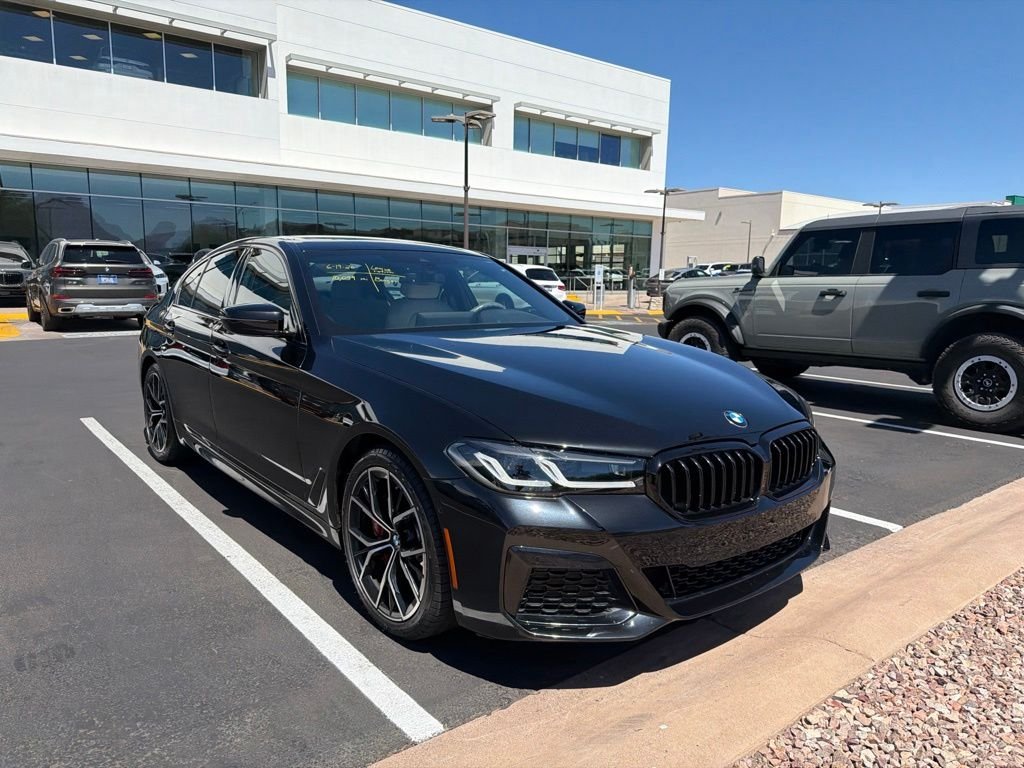 Certified Used 2023 Black Sapphire Metallic BMW 530i image 3