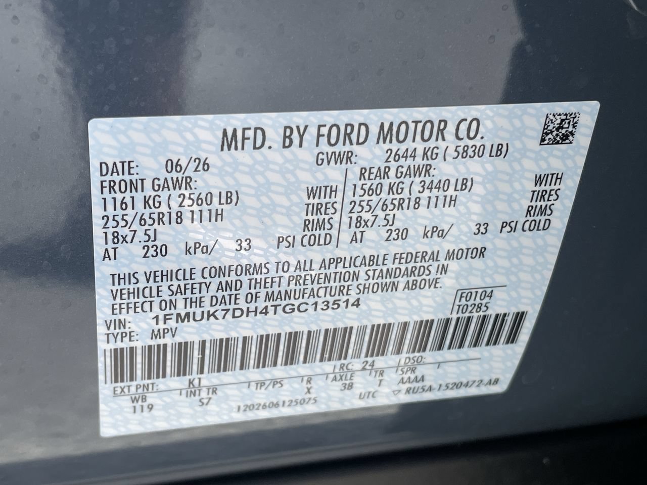 New 2026 Vapor Blue Metallic Ford Active image 33