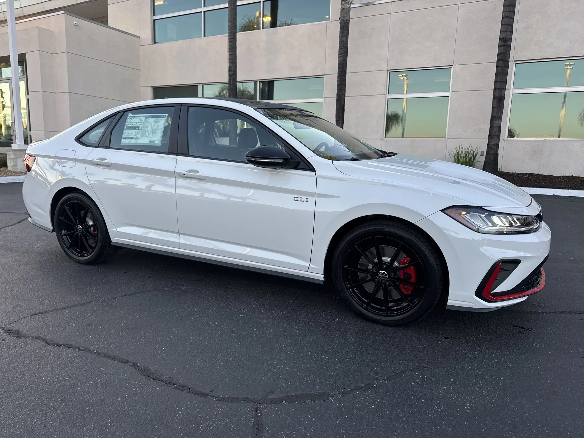 New 2026 Pure White w/Deep Black Roof Volkswagen Autobahn image 1