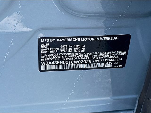 New 2026 Gray BMW 750e xDrive image 28