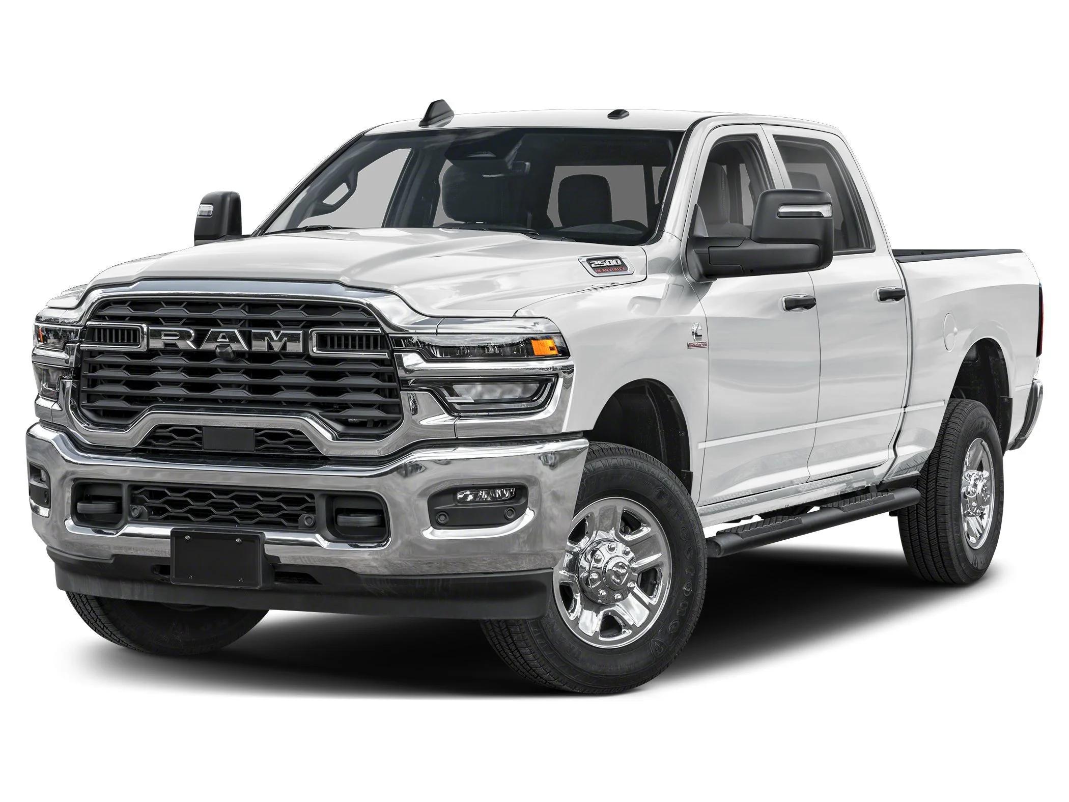 New 2026 Bright White Clearcoat Ram BLACK EXPRESS CREW CAB 4X4 8