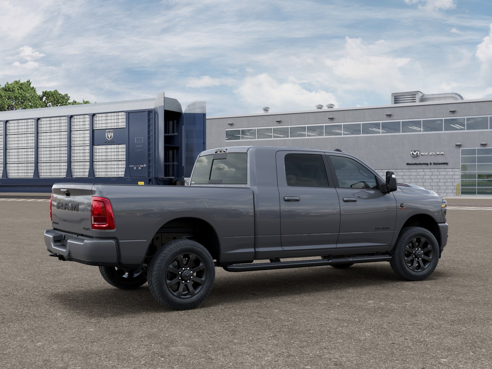 New 2027 Ceramic Gray Clear-Coat Exterior Paint RAM LARAMIE image 2
