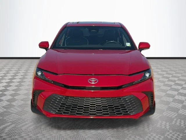 Certified Used 2025 Red Toyota SE image 2
