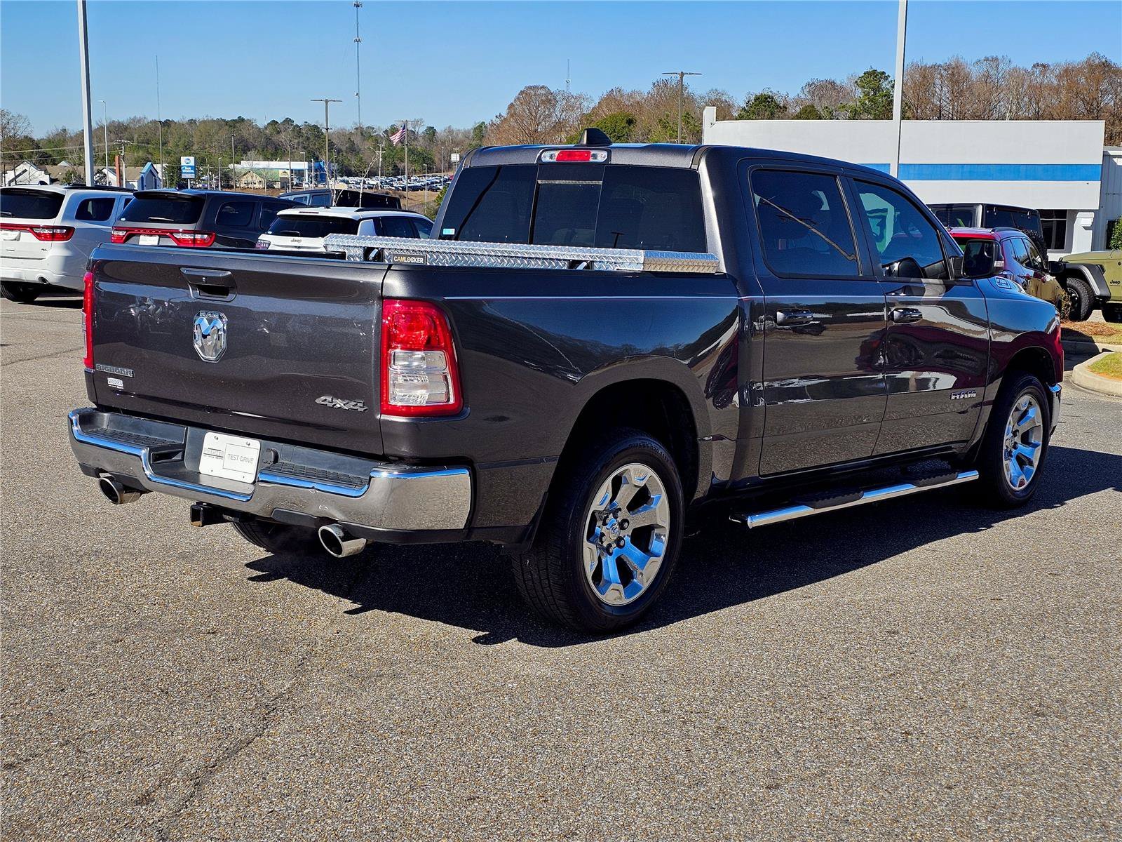 Used 2022 Granite Crystal Metallic Clearcoat Ram Big Horn image 8