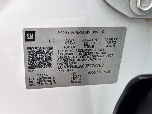 Used 2018 SUMMIT WHITE GMC SLE image 34