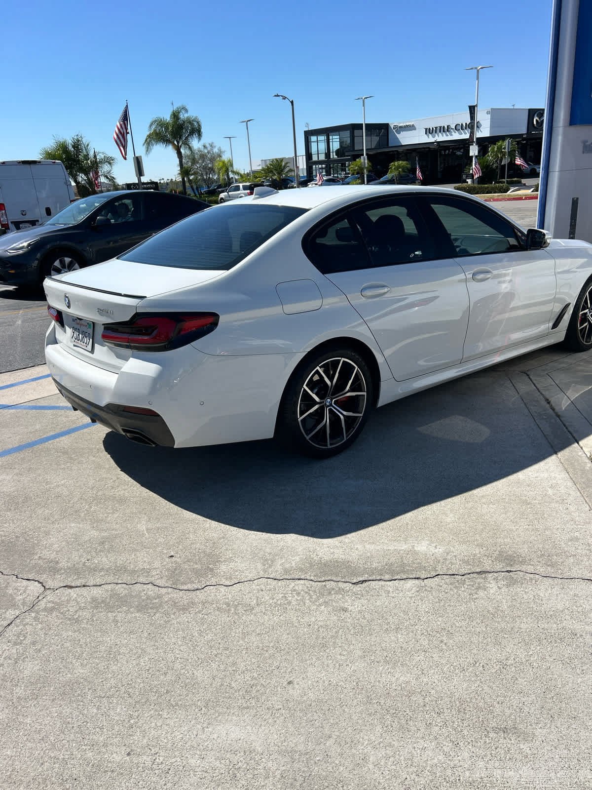 Used 2023 Alpine White BMW 540I XDRIVE image 3