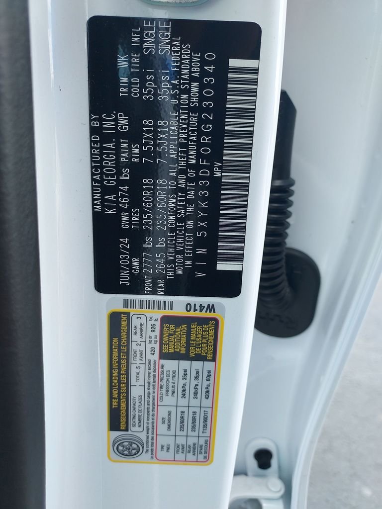 Used 2024 White Kia EX image 24