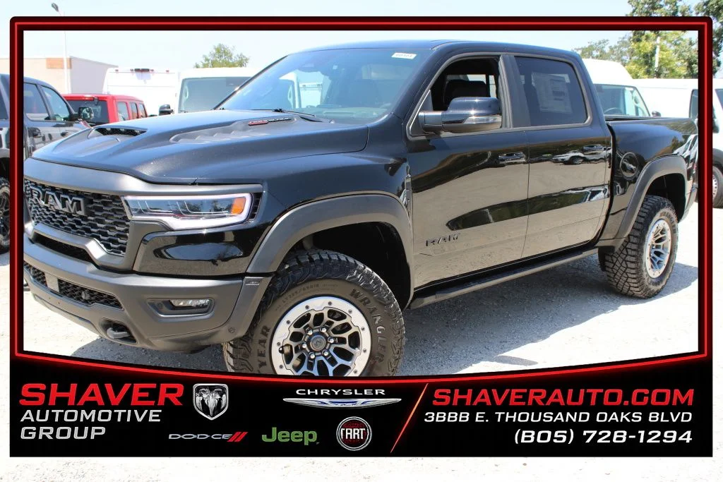 New 2026 Diamond Black Crystal Pearl-Coat Exterior Paint Ram RHO image 1