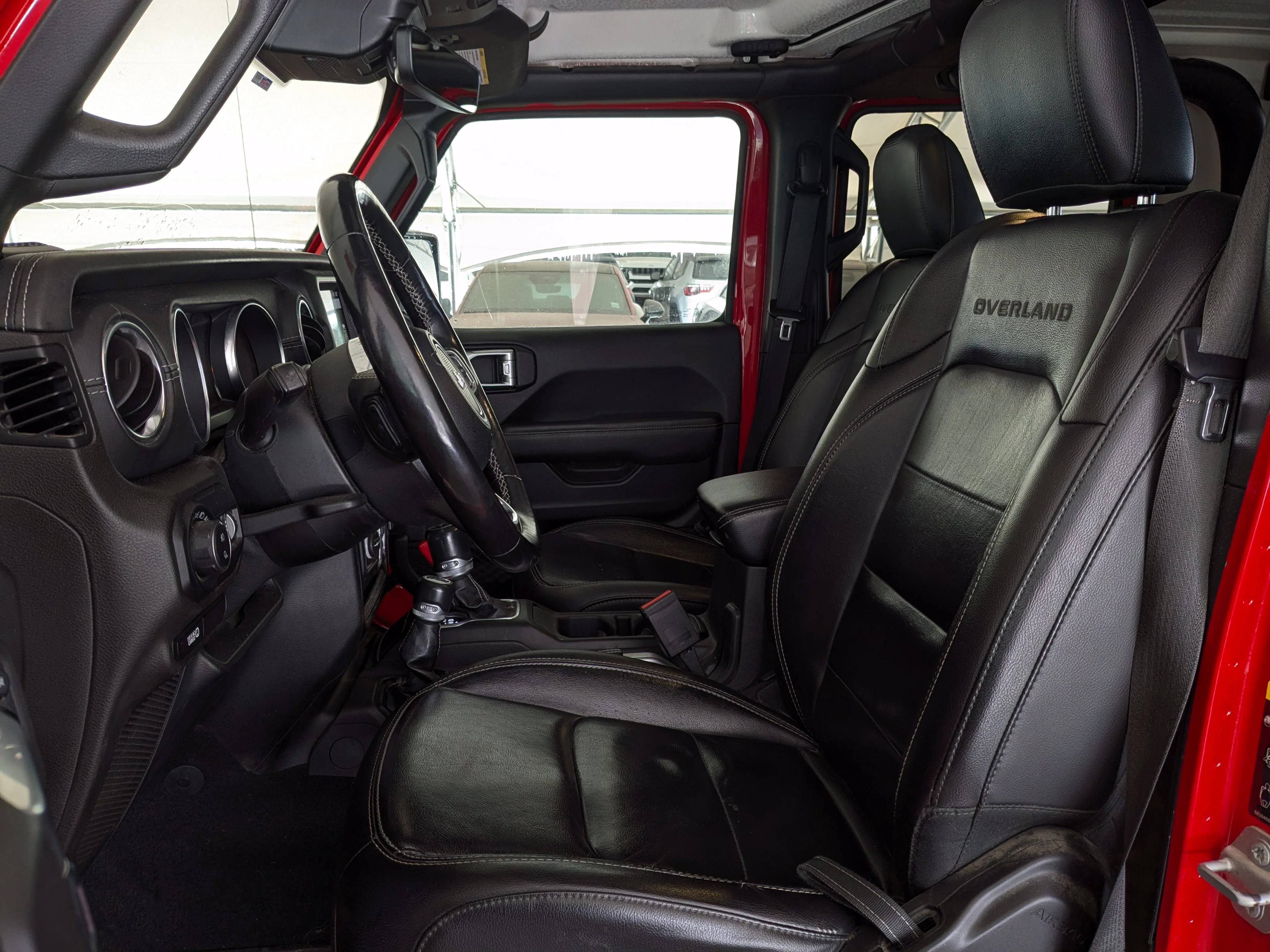 Used 2020 Red Jeep Overland - LED Grp - Safety Tec Grp - Advanced Safety - Trailer Tow Grp - Cold Weather. image 13