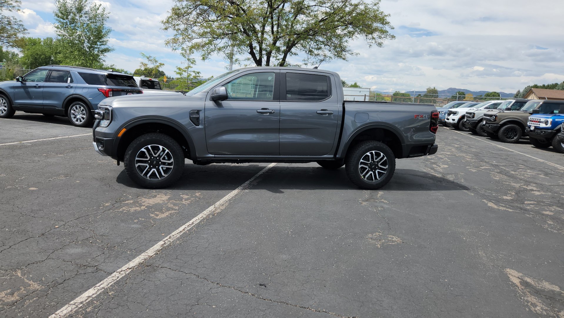 New 2026 Carbonized Gray Metallic Ford LARIAT image 4