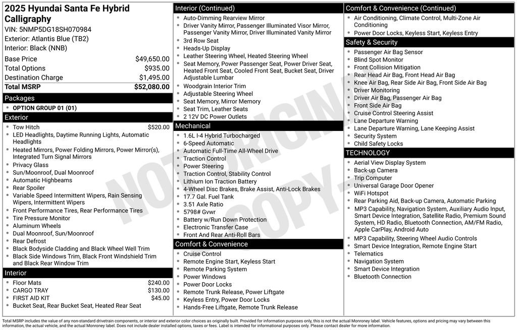 Certified Used 2025 Blue Hyundai Calligraphy image 45