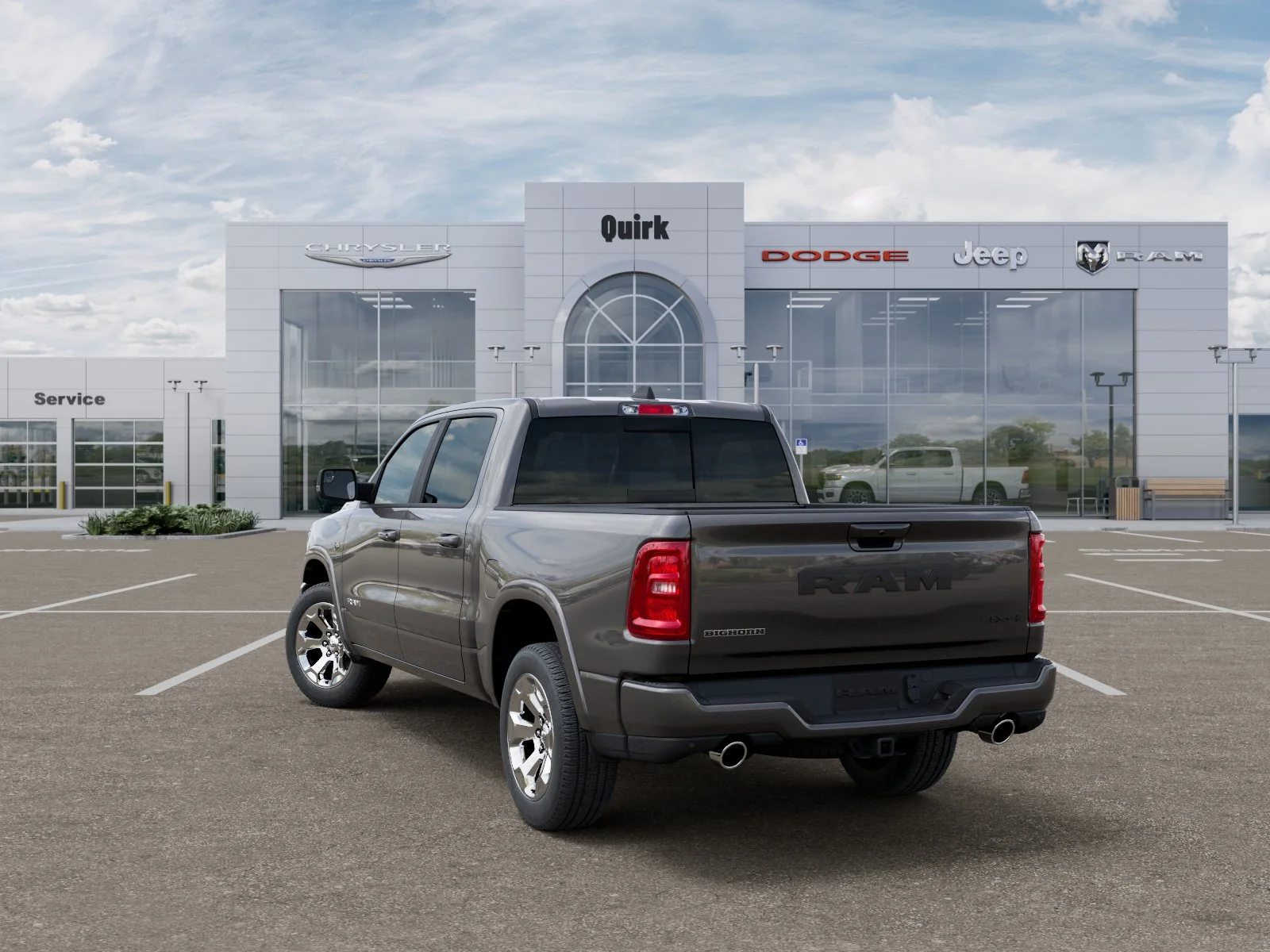 New 2026 Granite Crystal Metallic Clear-Coat Exterior Paint RAM Big Horn image 29