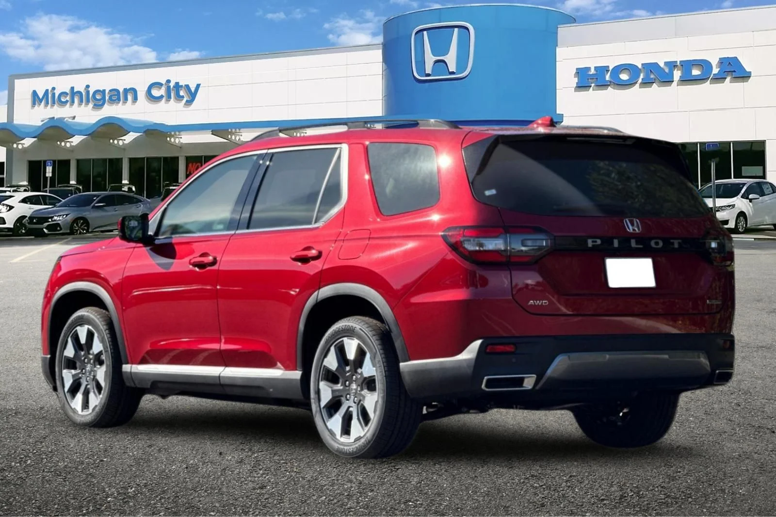 New 2026 Radiant Red Metallic II Honda Touring image 3