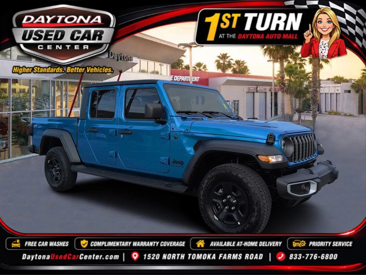 Certified Used 2026 Hydro Blue Pearlcoat Jeep Sport image 1