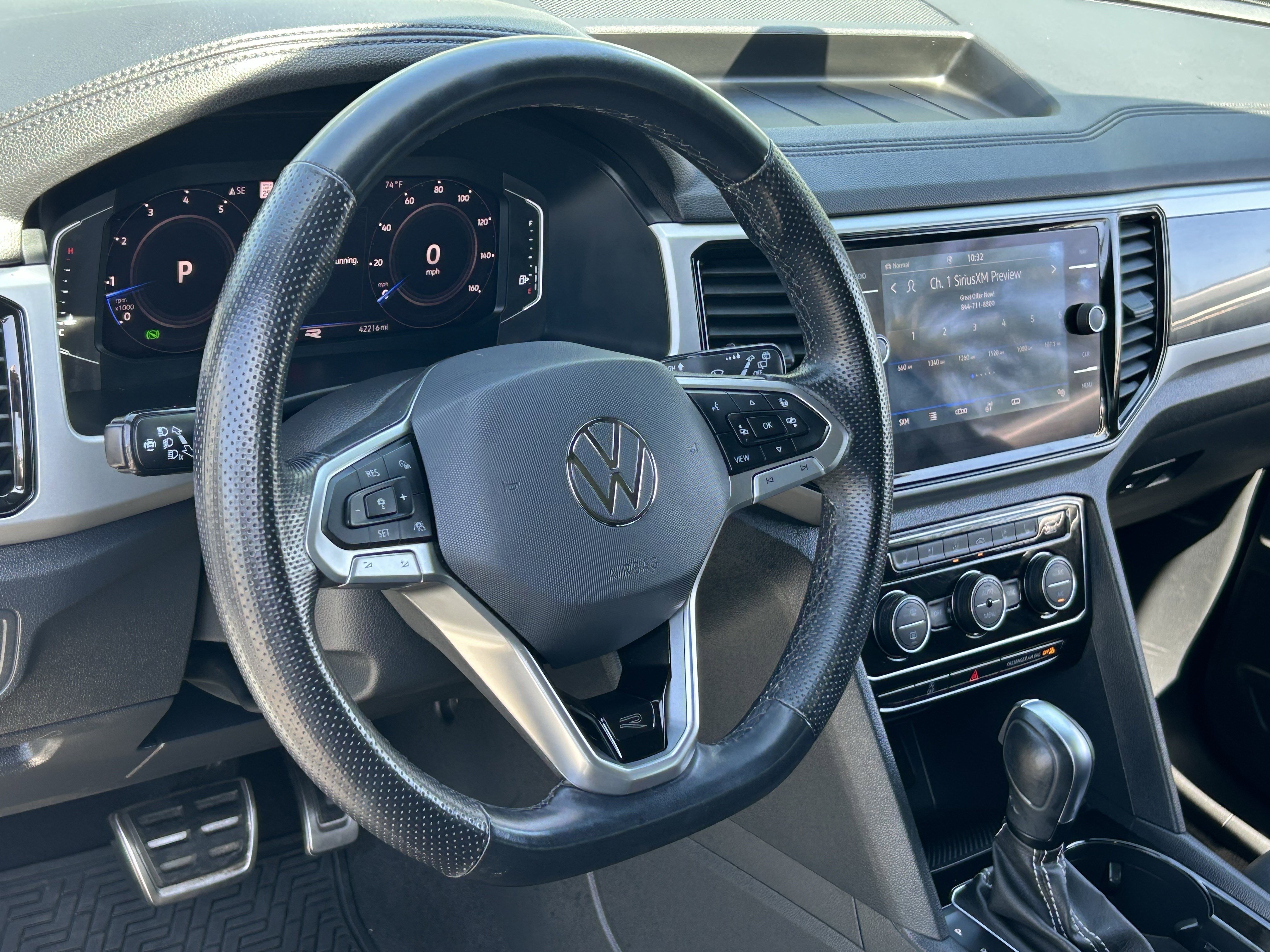 Used 2023 Opal White Volkswagen 3.6L V6 SEL Premium R-Line image 25