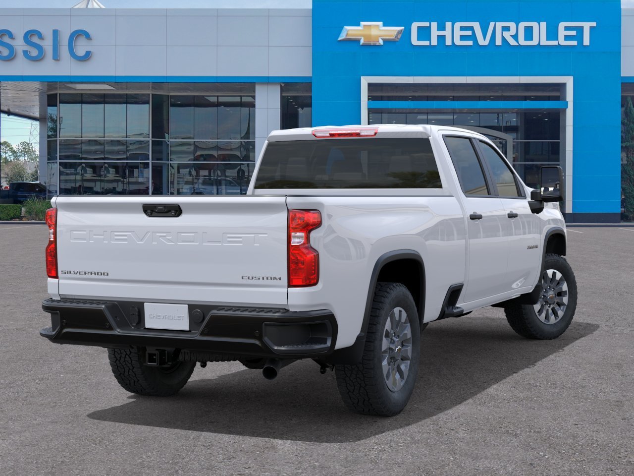 2026 Chevrolet Silverado 2500 HD Custom White at Classic Elite Chevrolet Sugar Land