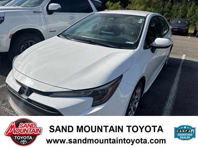 Used 2023 White Toyota LE image 1